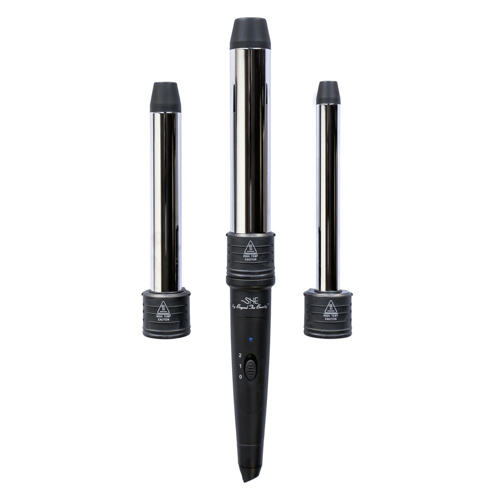 Beyond The Beauty 3P Volume Curling Wand Iron Set
